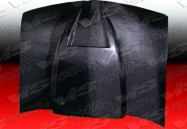 Ram Air style BLACK carbon fiber Hood for Chevrolet 94-04 Chevrolet  S10  2dr