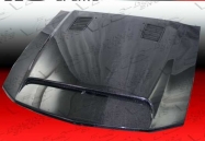 GT 500 style BLACK carbon fiber Hood for Ford 05-09 Ford  MUSTANG  2dr