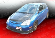 Techno R style BLACK carbon fiber Hood for Honda 02-05 Honda  Civic (Si)  HB
