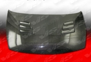 Techno R style BLACK carbon fiber Hood for Honda 06-10 Honda  Civic  2dr