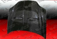 Xtreme GT style BLACK carbon fiber Hood for Hyundai 03-06 Hyundai  Tiburon  2dr