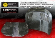 GTR style BLACK carbon fiber Hood for BMW 04-09 BMW  5 SERIES(E60)  4dr