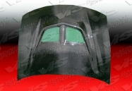 EVO style BLACK carbon fiber Hood for Dodge 95-99 Dodge  Neon  2dr/4dr
