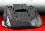 ZD style BLACK carbon fiber Hood for Ford 94-98 Ford  MUSTANG  2dr