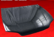 OEM style BLACK carbon fiber Hood for Honda 92-95 Honda  Civic  2dr