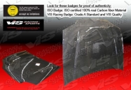 OEM style BLACK carbon fiber Hood for Honda 92-95 Honda  Civic  4dr