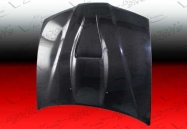 G Force style BLACK carbon fiber Hood for Honda 92-96 Honda  Prelude  2dr