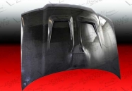 Monster style BLACK carbon fiber Hood for Volkswagen 99-05 Volkswagen  Jetta  4dr